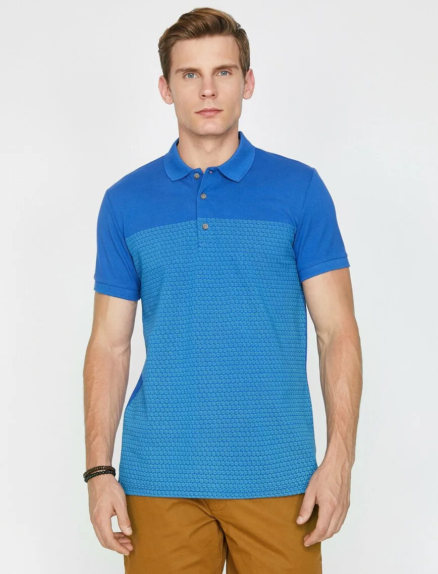 10255 Sax Polo Neck T-Shirt