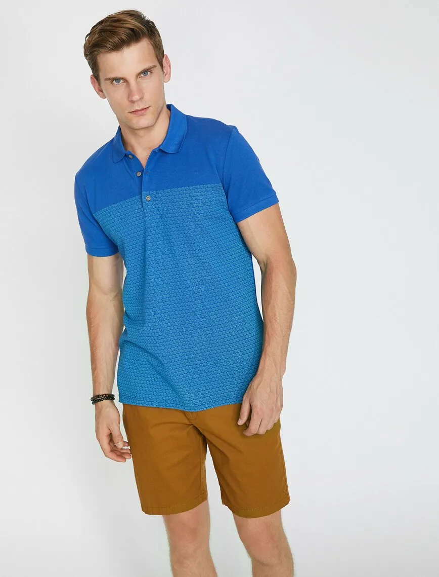 10255 Sax Polo Neck T-Shirt