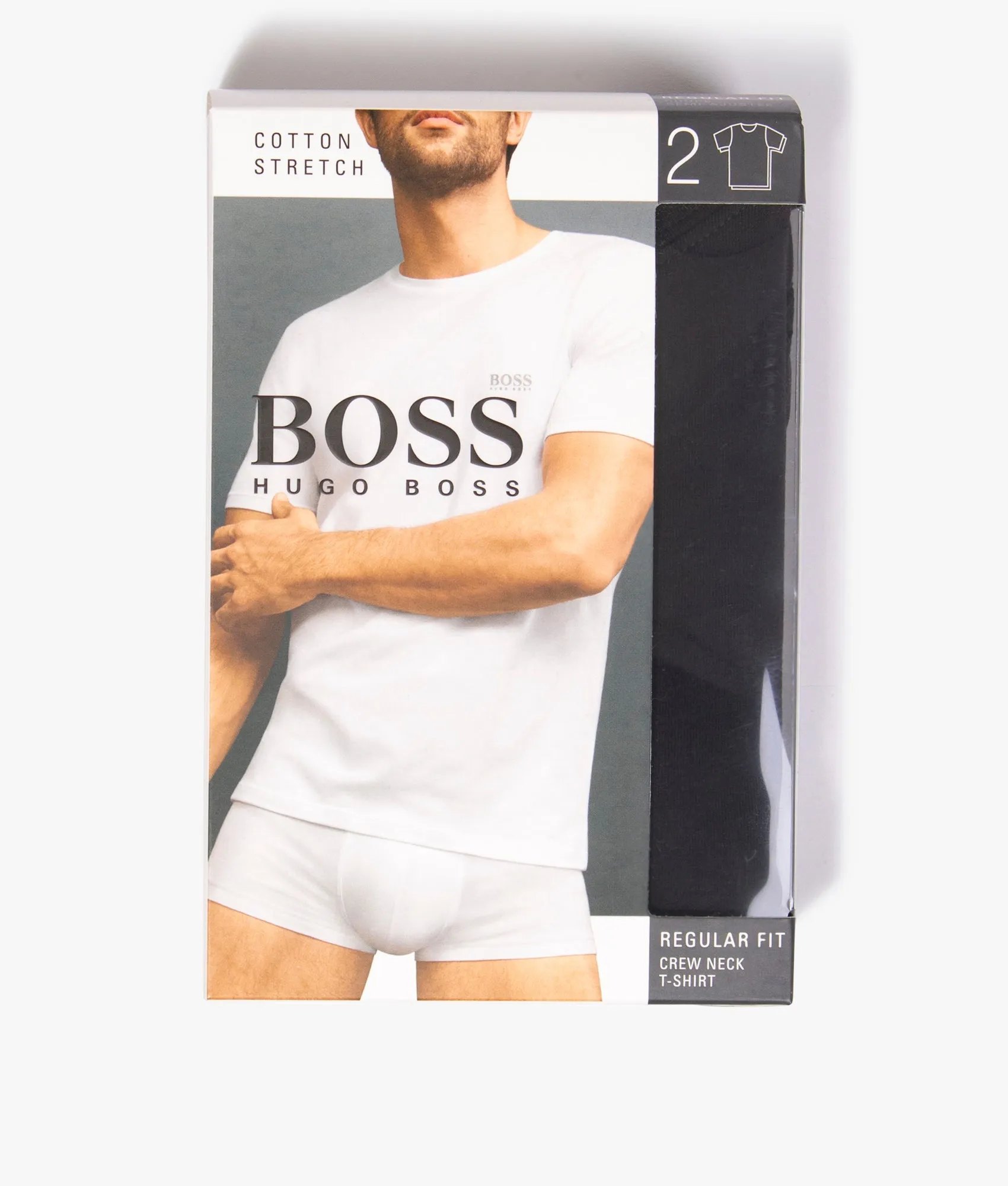 2 Pack Of Cotton Stretch Underwear T-Shirts