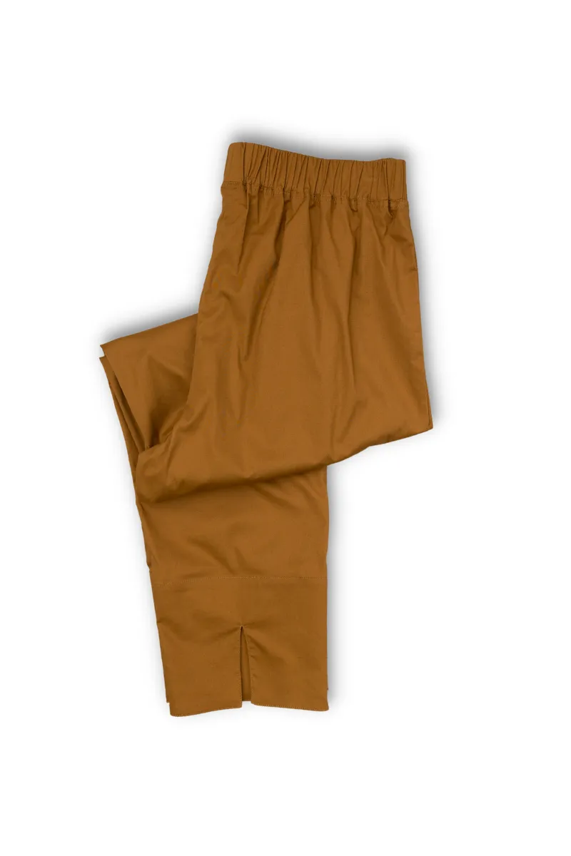 35" Capri Pants with Back Slits