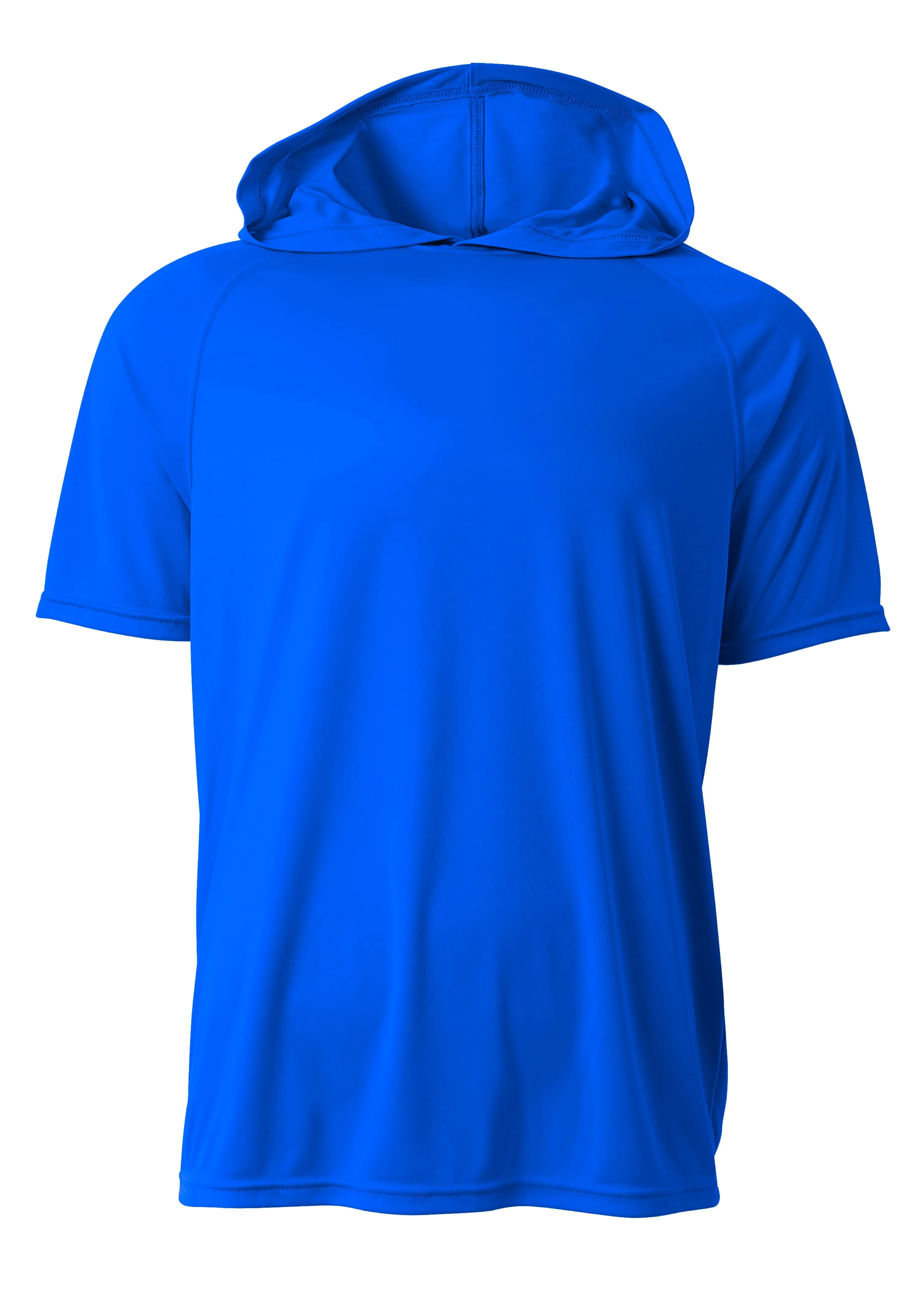 A4 Mens Short Sleeve Hooded Tee