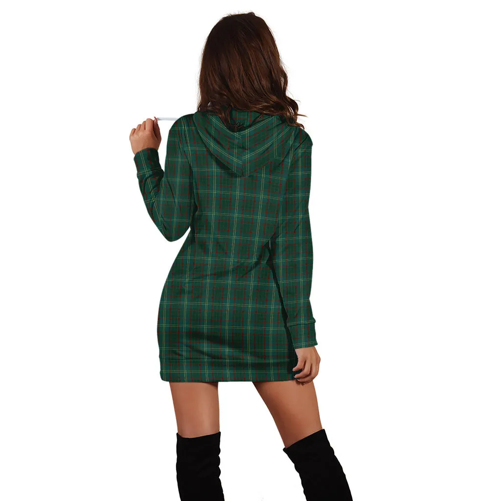 Armagh County Ireland Tartan Hoodie Dress