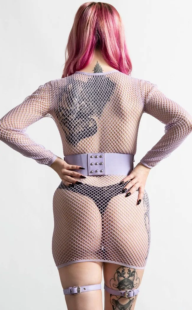 Baby Hex Suspender Belt | Lilac