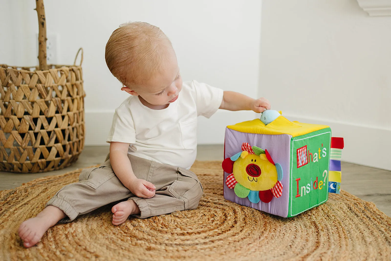 Baby Surprise Box with 8 Colorful Sensory Baby Toys