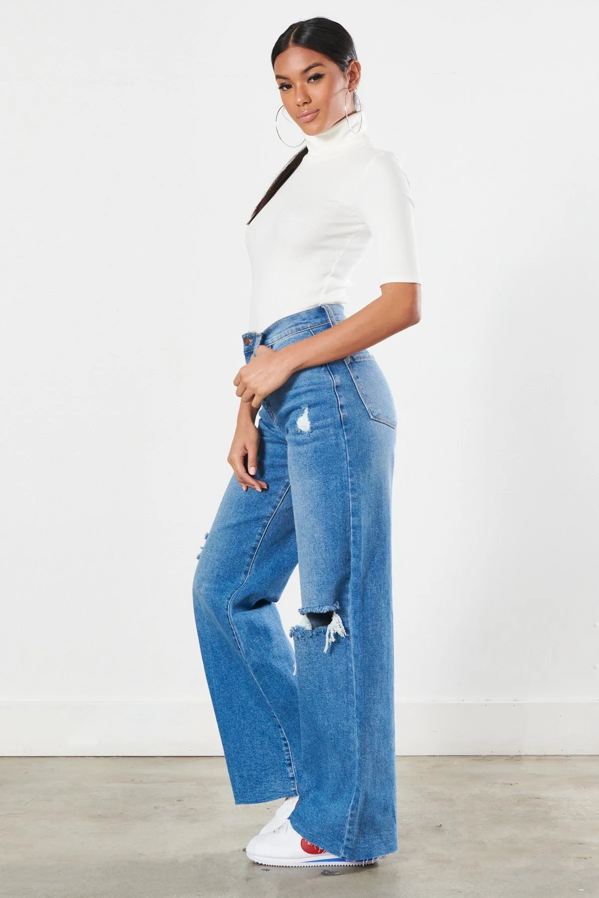 Back to Basic 90s Baby Wide Leg Jeans