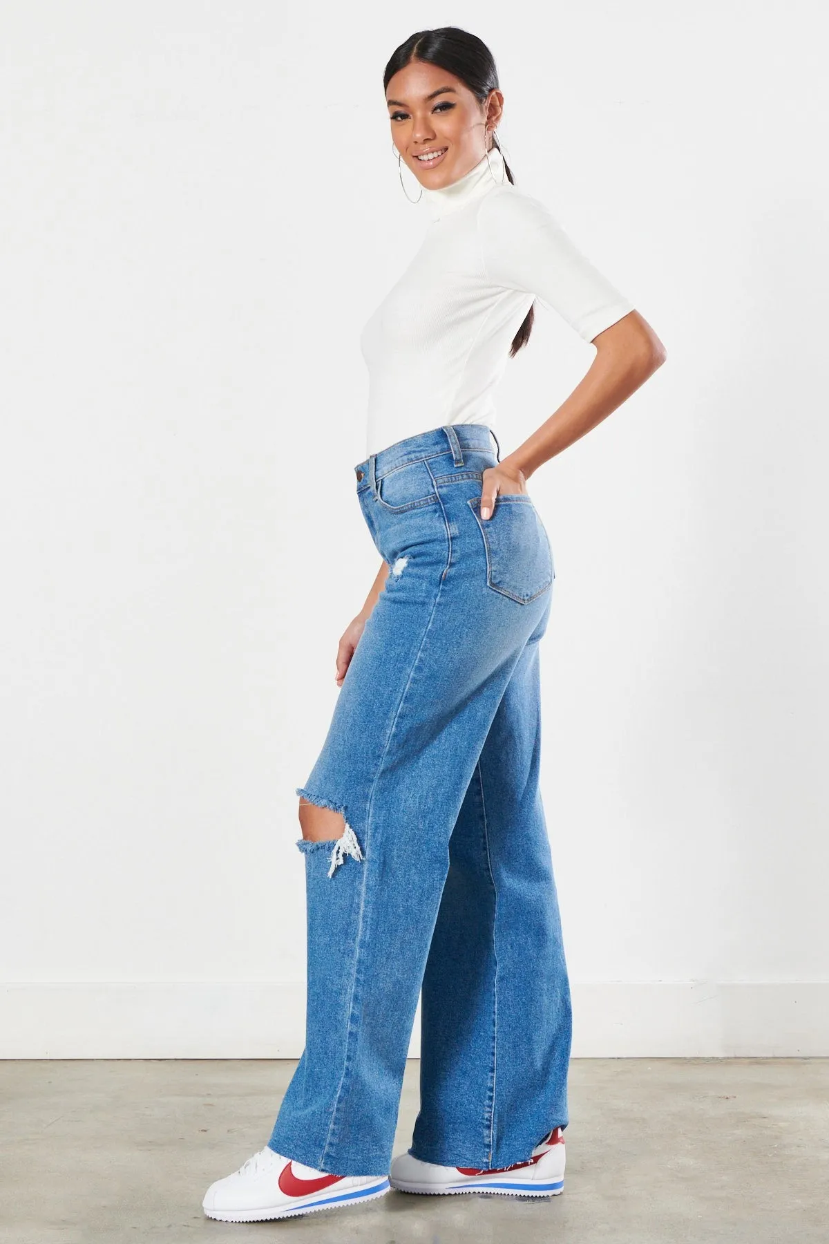 Back to Basic 90s Baby Wide Leg Jeans