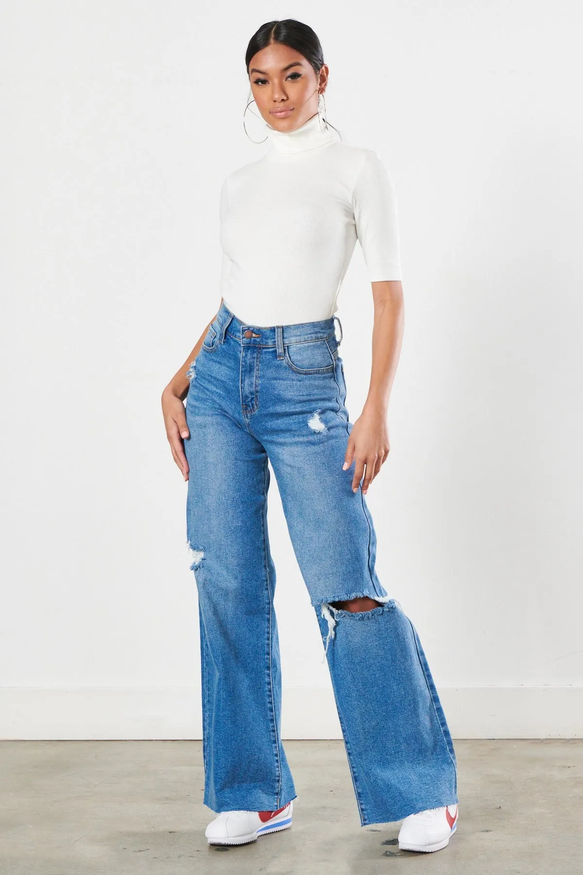 Back to Basic 90s Baby Wide Leg Jeans