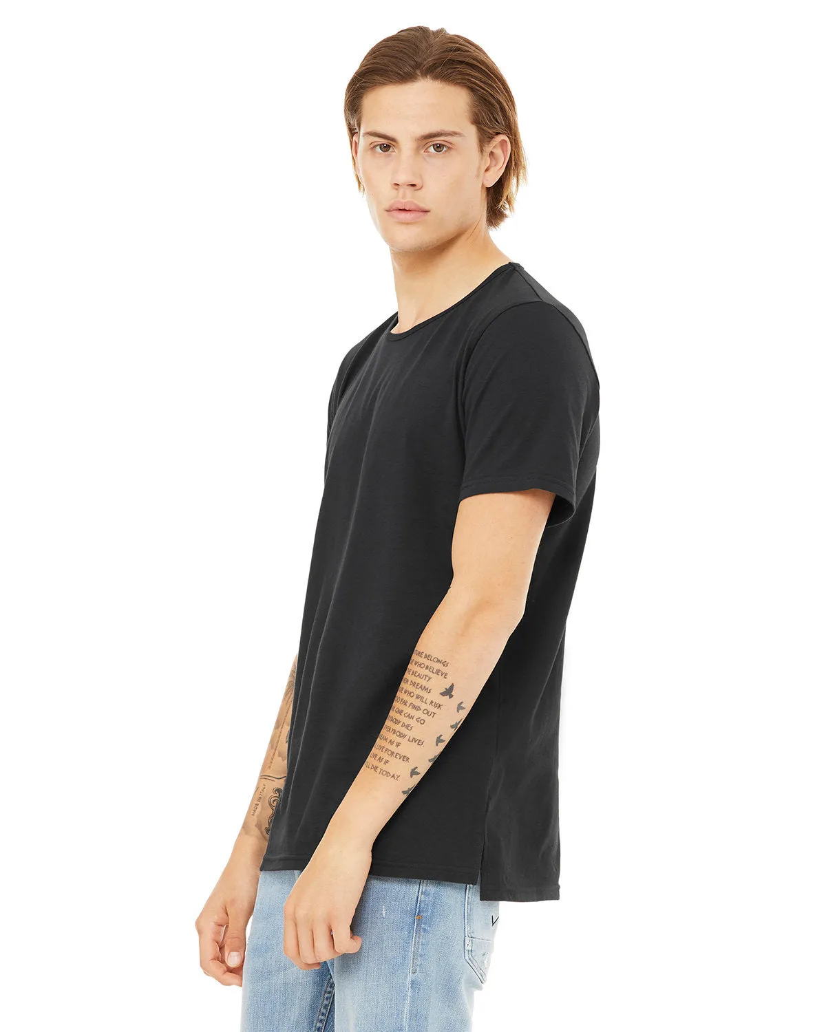 Bella   Canvas FWD Fashion Men's Split Hem T-Shirt