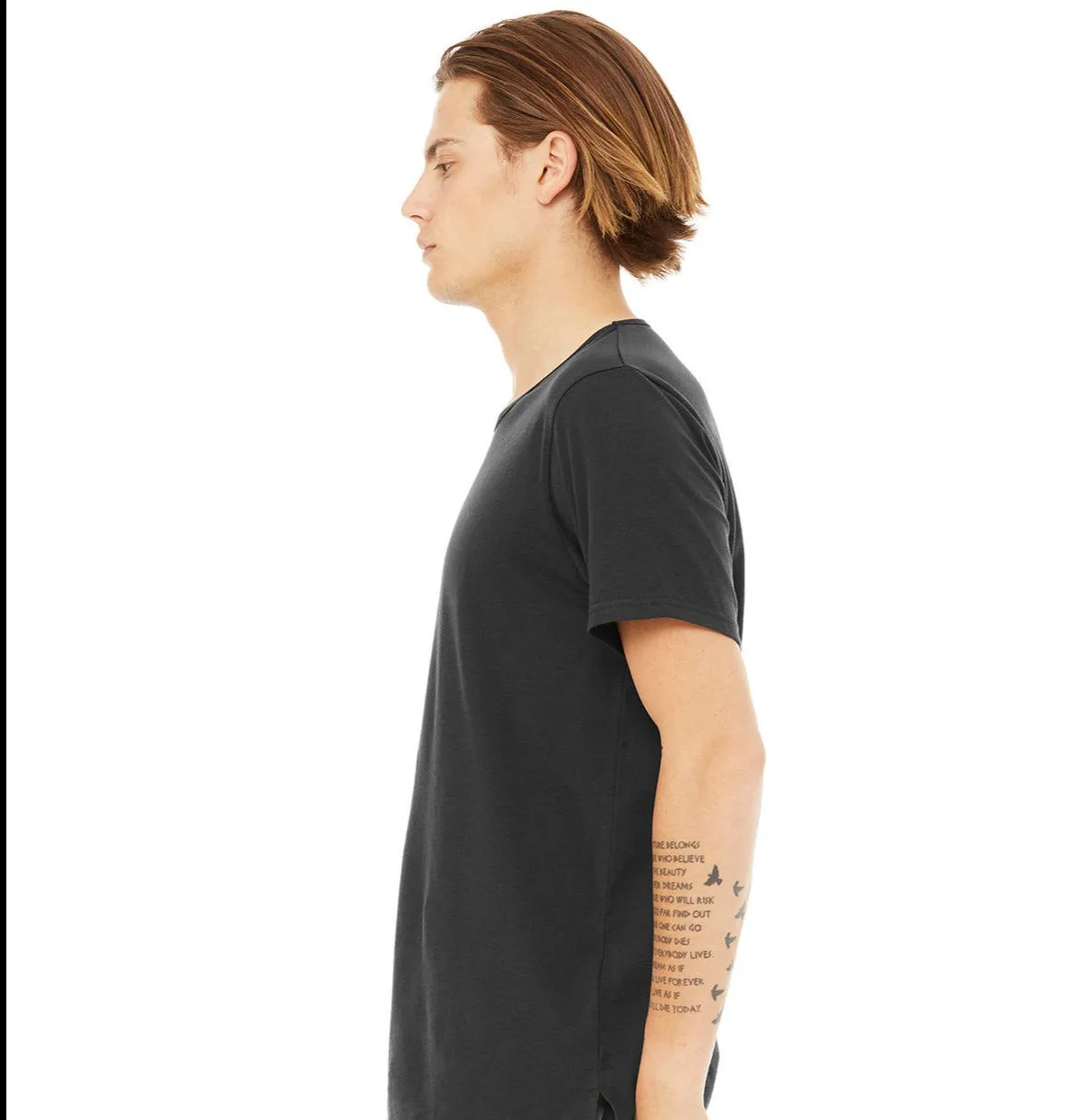 Bella   Canvas FWD Fashion Men's Split Hem T-Shirt