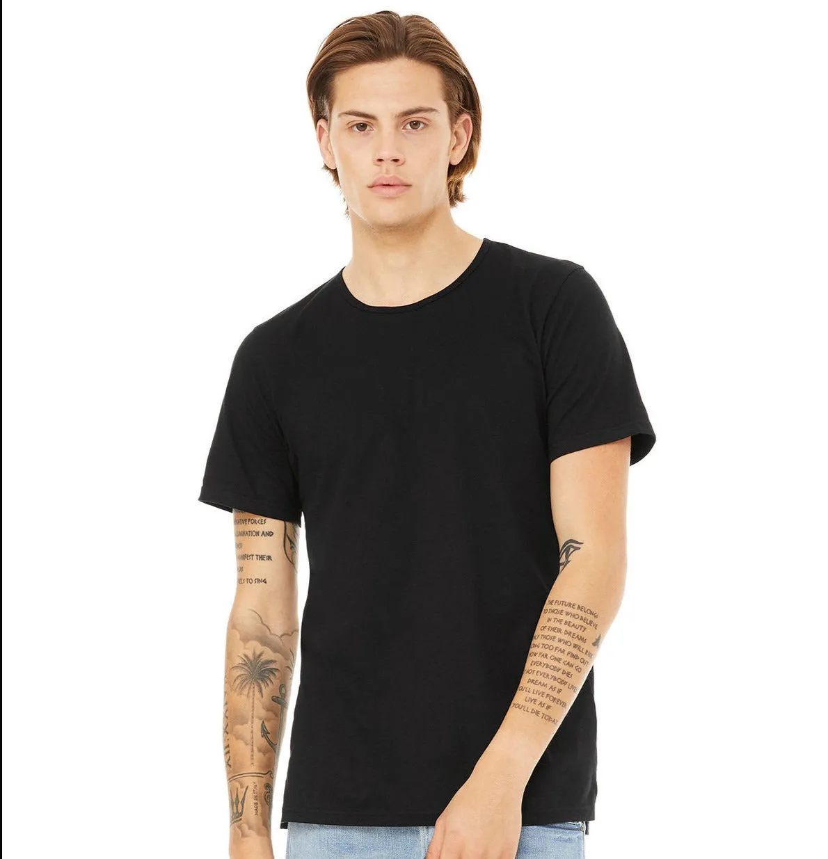 Bella   Canvas FWD Fashion Men's Split Hem T-Shirt