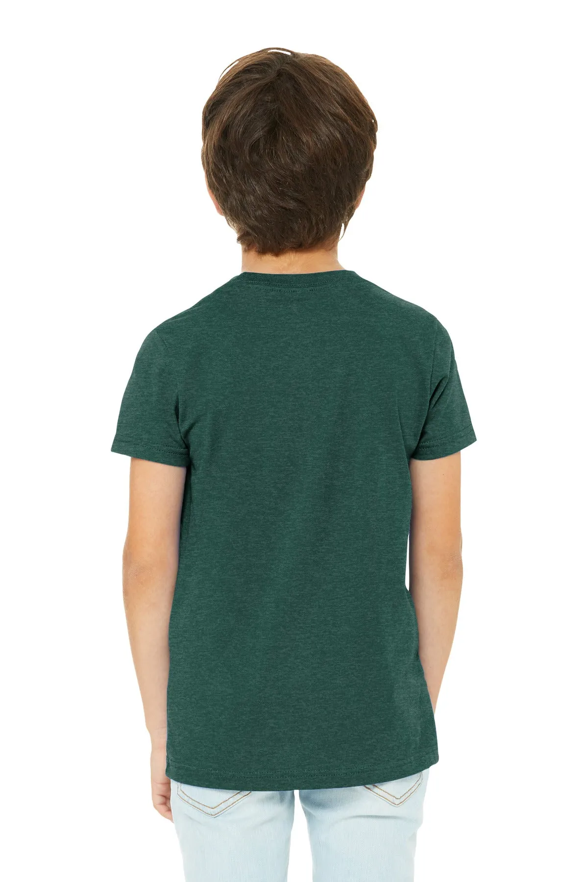 BELLA CANVAS Youth Boy's Heather CVC Tee