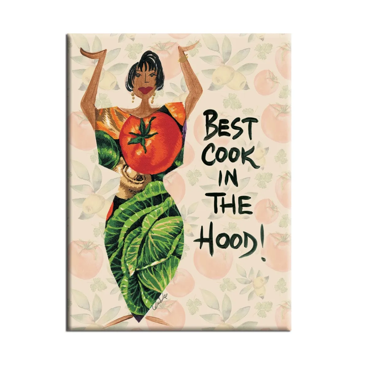 Best Cook in the Hood Decorative Magnet