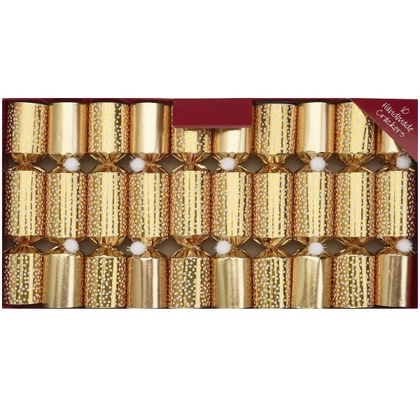 Bon Bons (Box of 10) <br> 8.5" Gold Snowfall