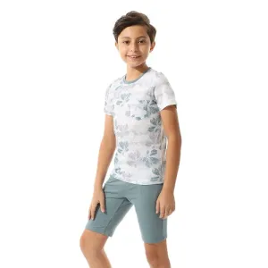 Boys' Leaf Print Pajama Set, Short - Sleeve Summer Sleepwear For Kids