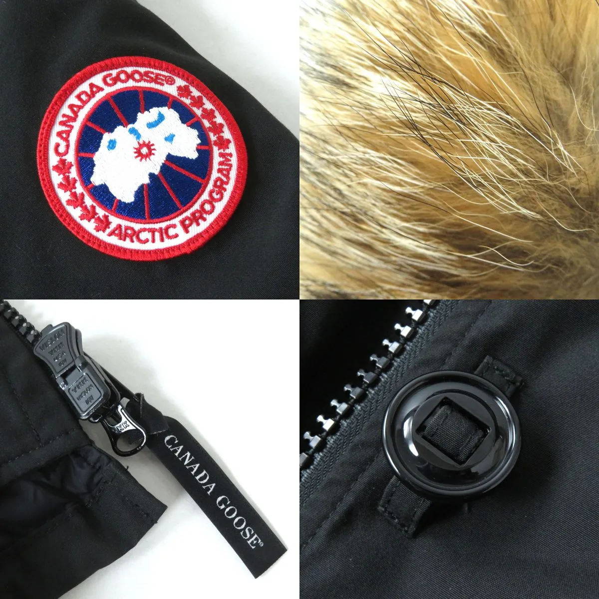 CANADA GOOSE Charlotte Parka Down Jacket Black