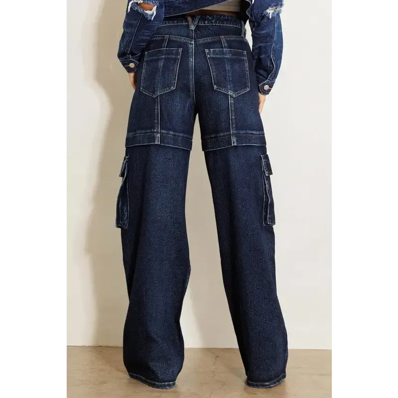 Cargo Wide Leg Jeans