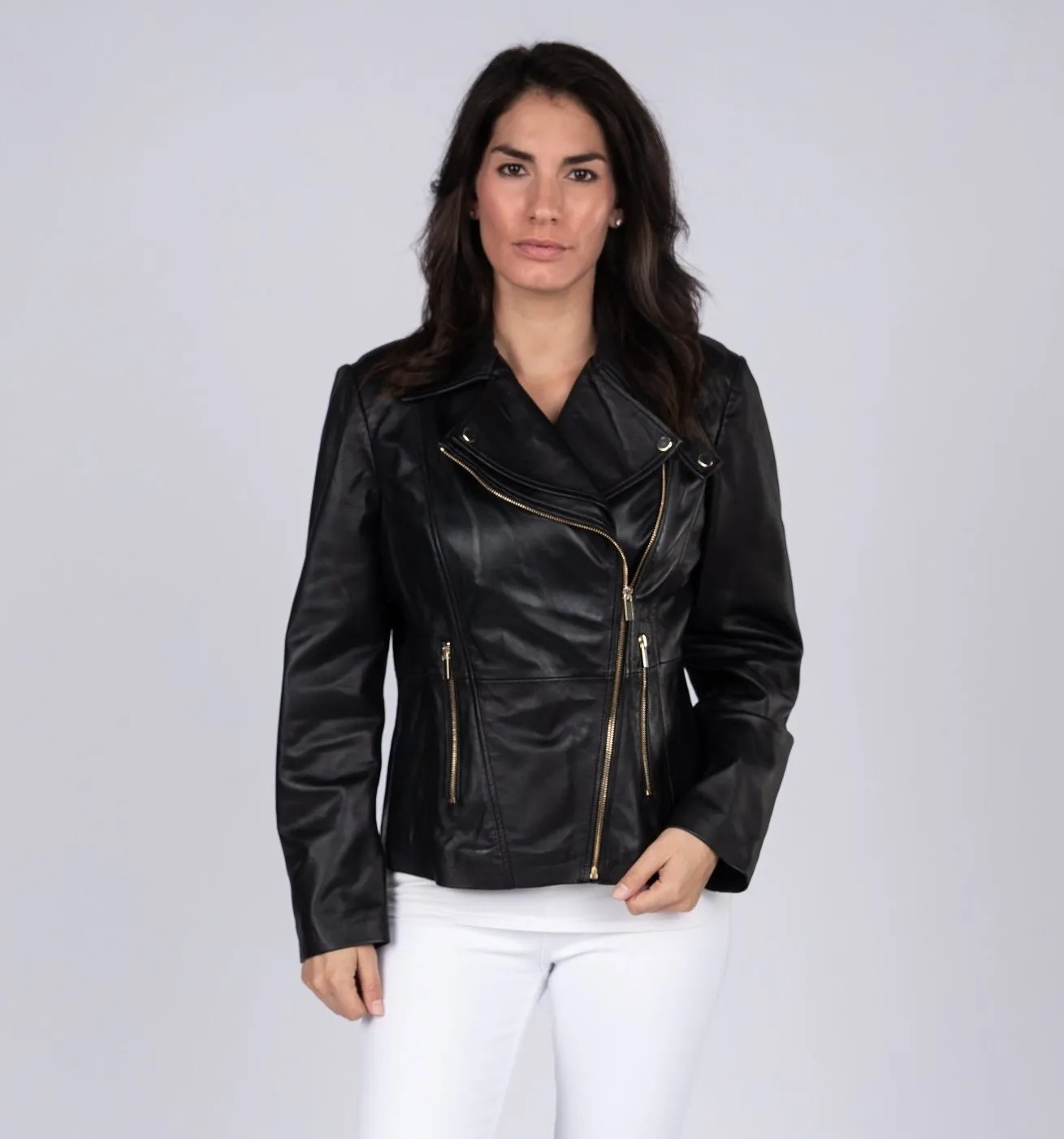 Charlotte Womens Leather Jacket - Discounted!