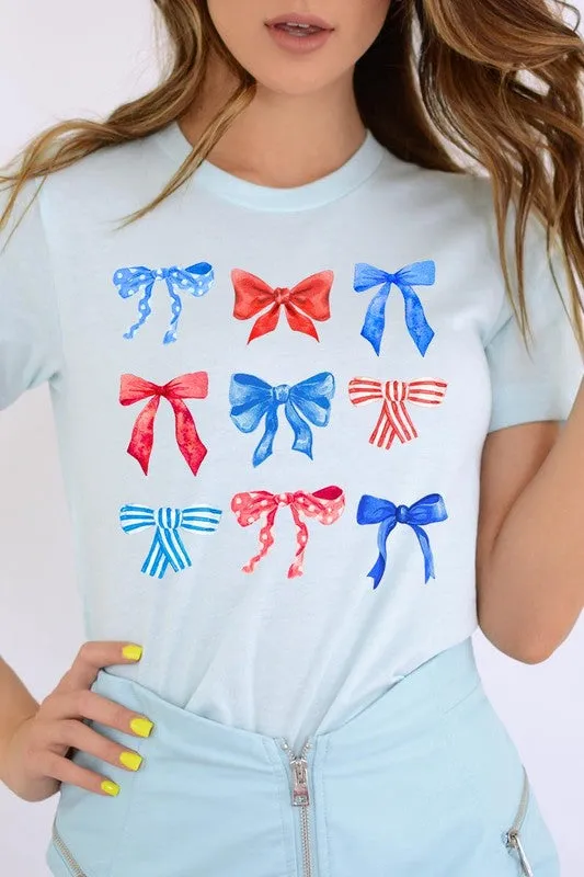 Coquette 4th Of July America Graphic T Shirt