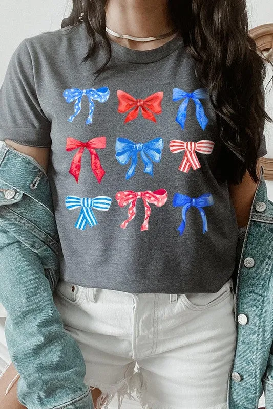 Coquette 4th Of July America Graphic T Shirt