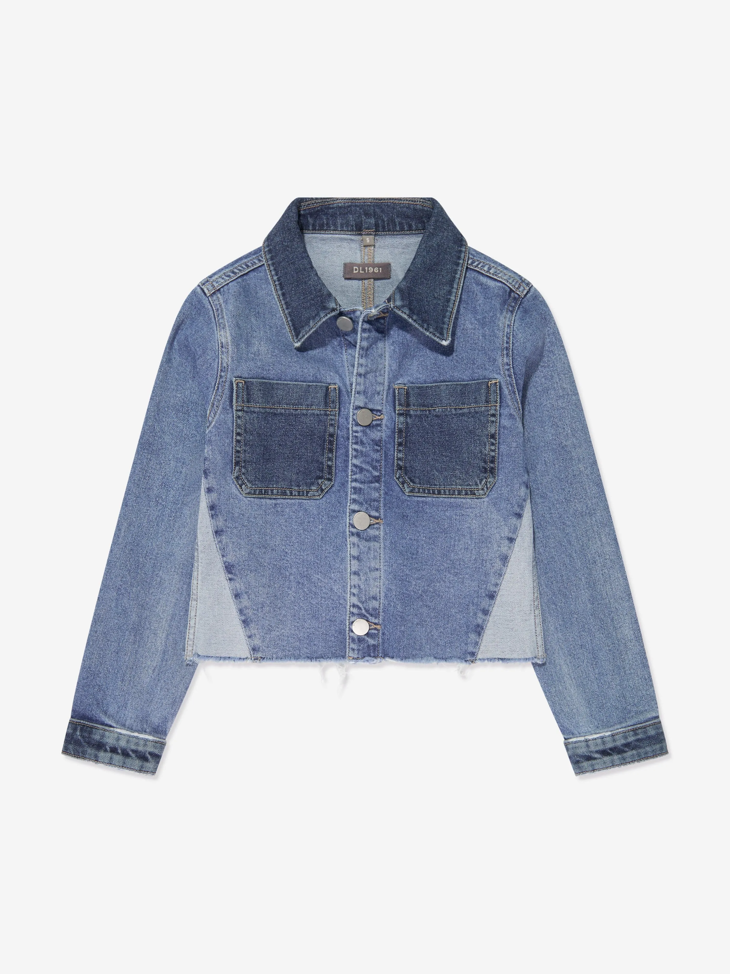 DL1961 Girls Manning Denim Jacket in Blue