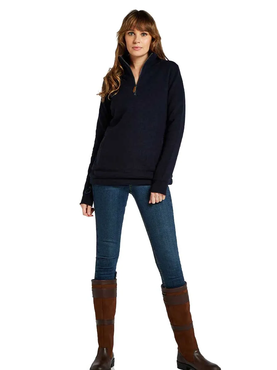 DUBARRY Morrisey Zip Neck Sweater - Women's - Navy