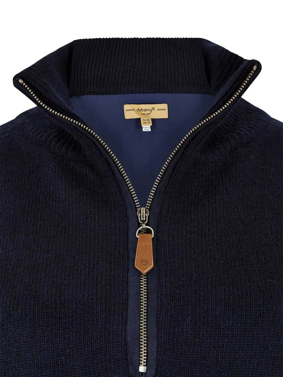 DUBARRY Morrisey Zip Neck Sweater - Women's - Navy