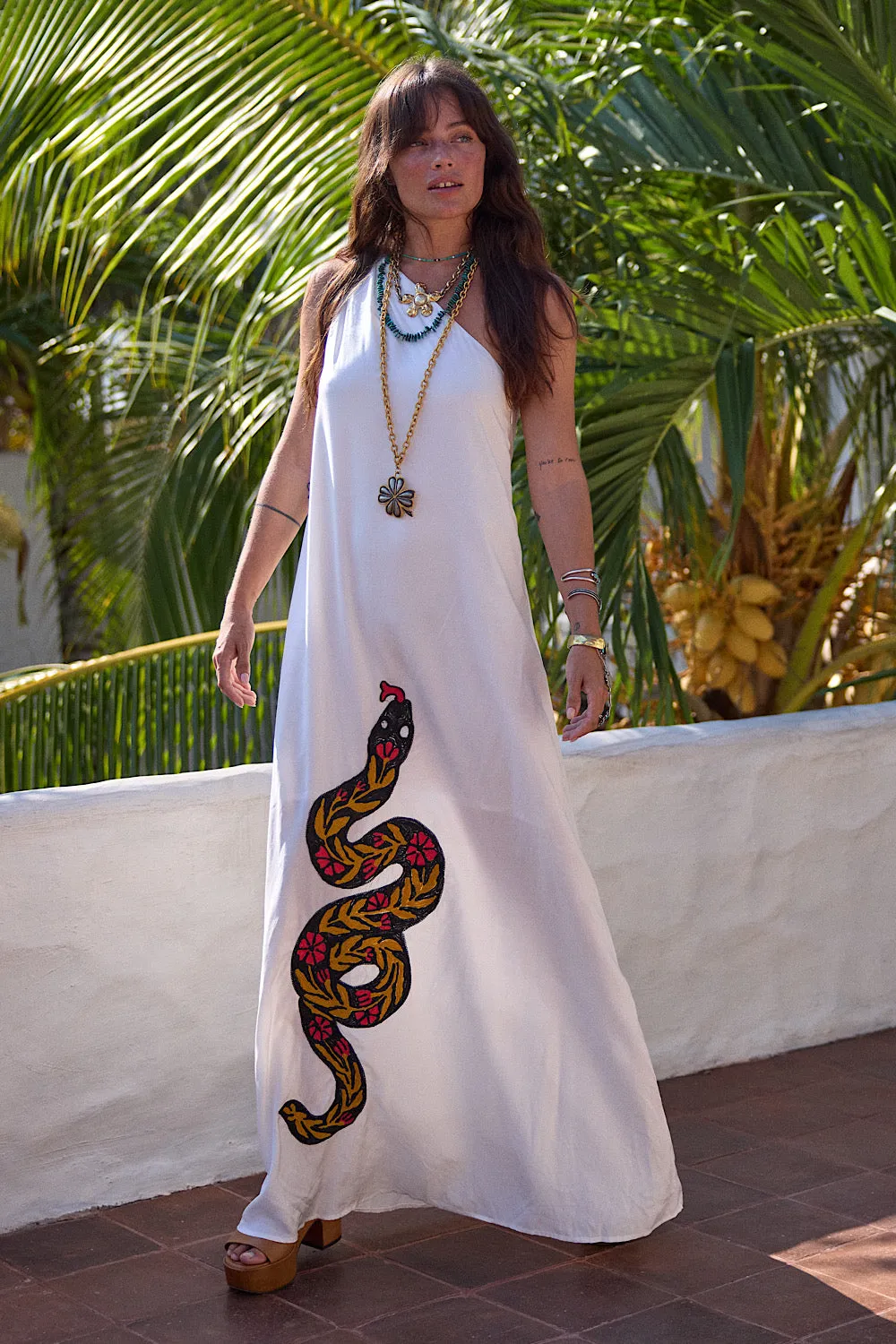 Feel Me Flow One Shoulder Maxi Dress