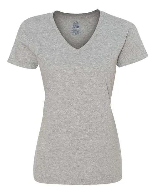 Fruit of the Loom HD Cotton Women's V-Neck T-Shirt