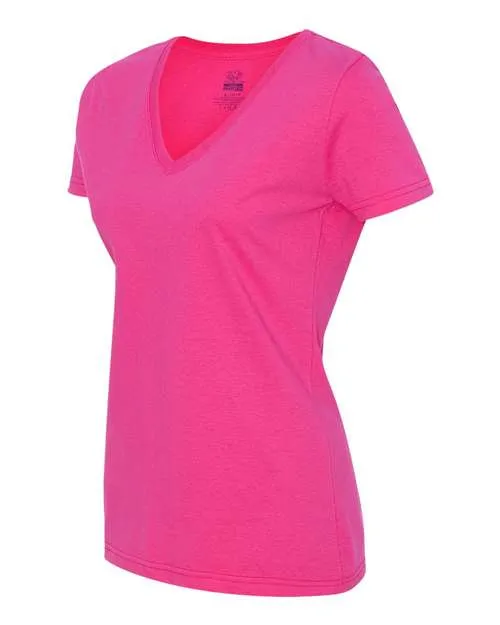 Fruit of the Loom HD Cotton Women's V-Neck T-Shirt