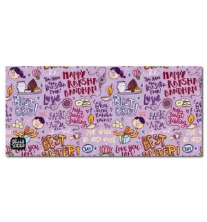 Happy Raksha Bandhan Envelope Lilac