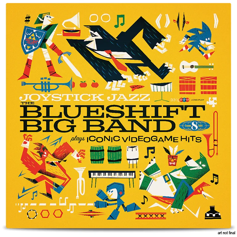 Joystick Jazz: The Blueshift Big Band Plays Iconic Video Game Hits Vinyl Soundtrack