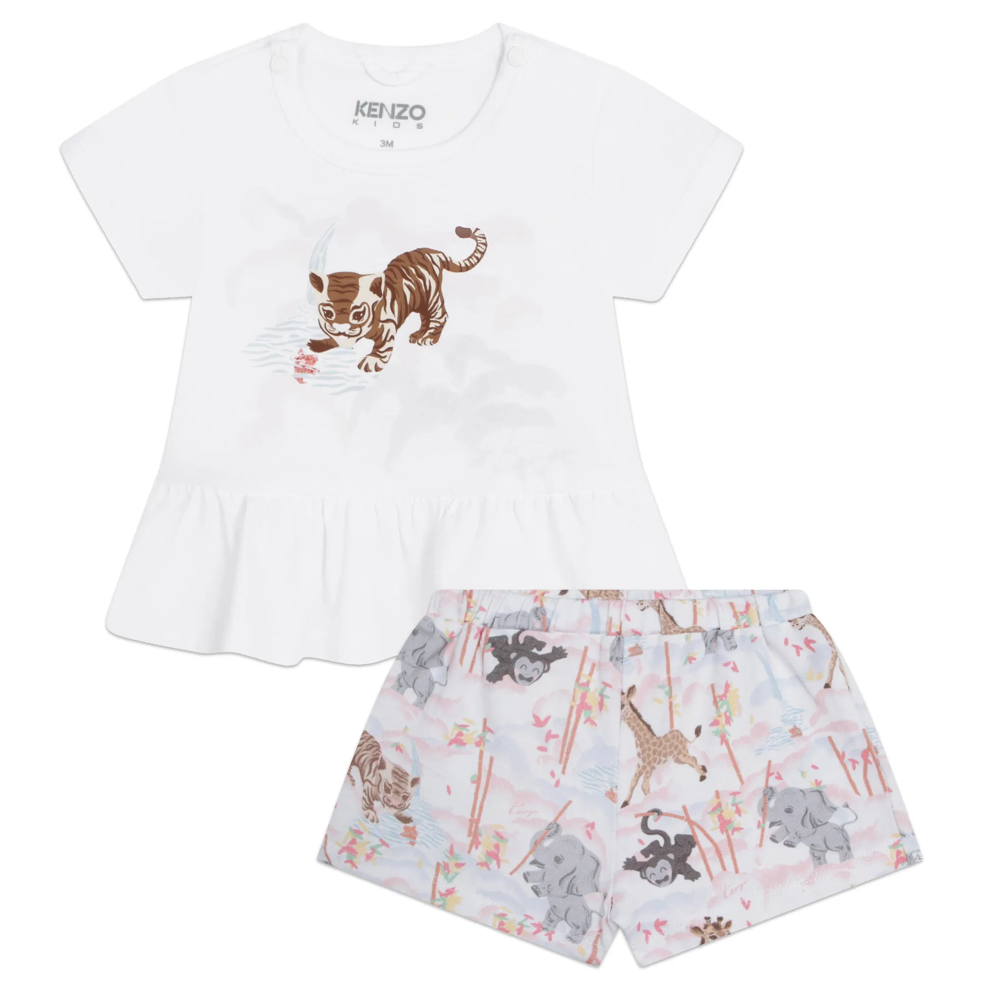 Kenzo Baby Girls Animal Ensemble