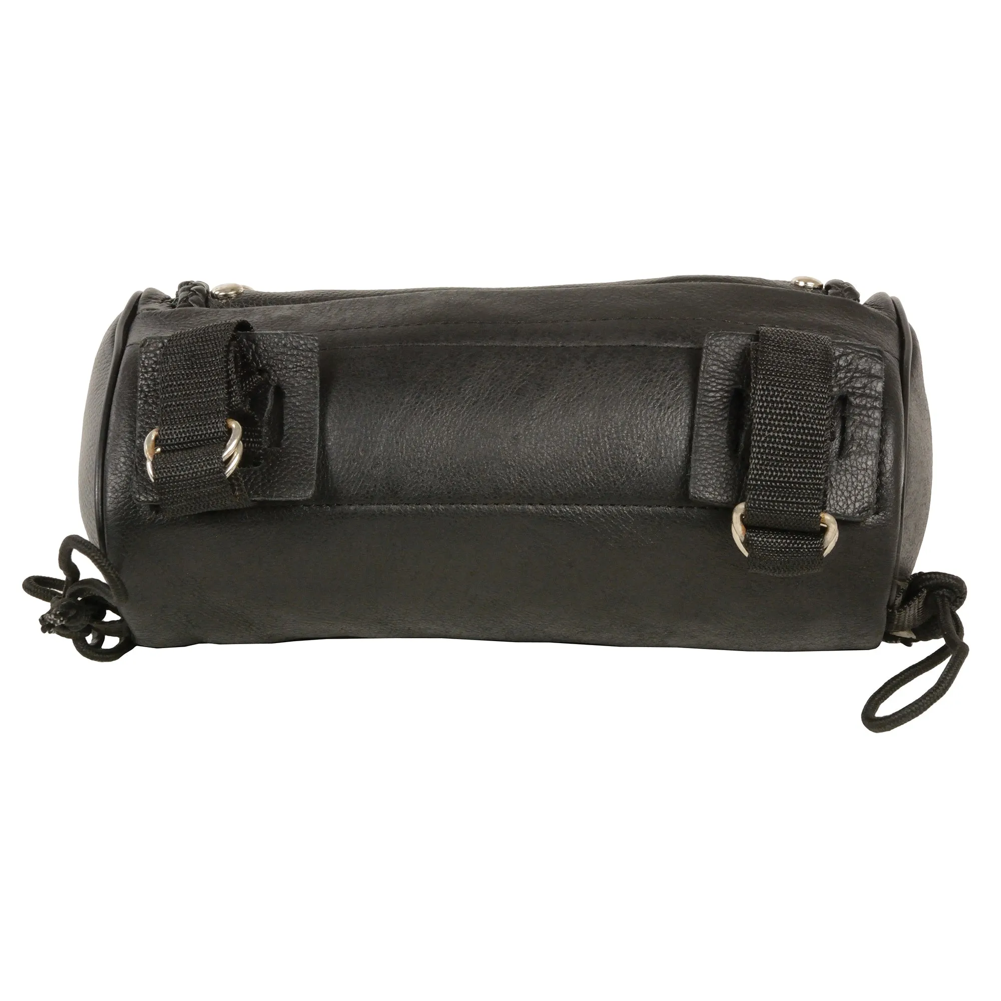 Large Soft Leather Braid & Stud Tool Pouch (11X5X4)