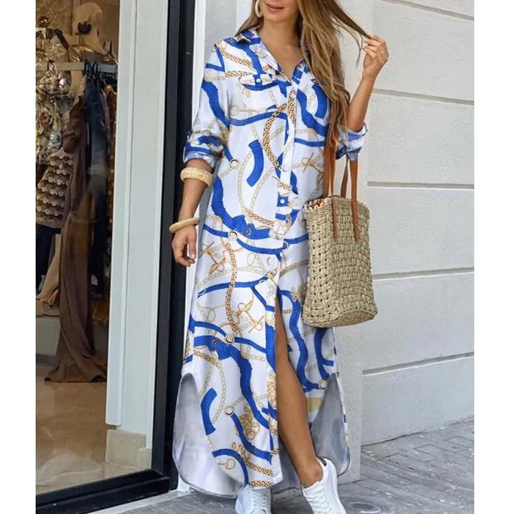 Leisure Fashion T Shirt Long Dresses