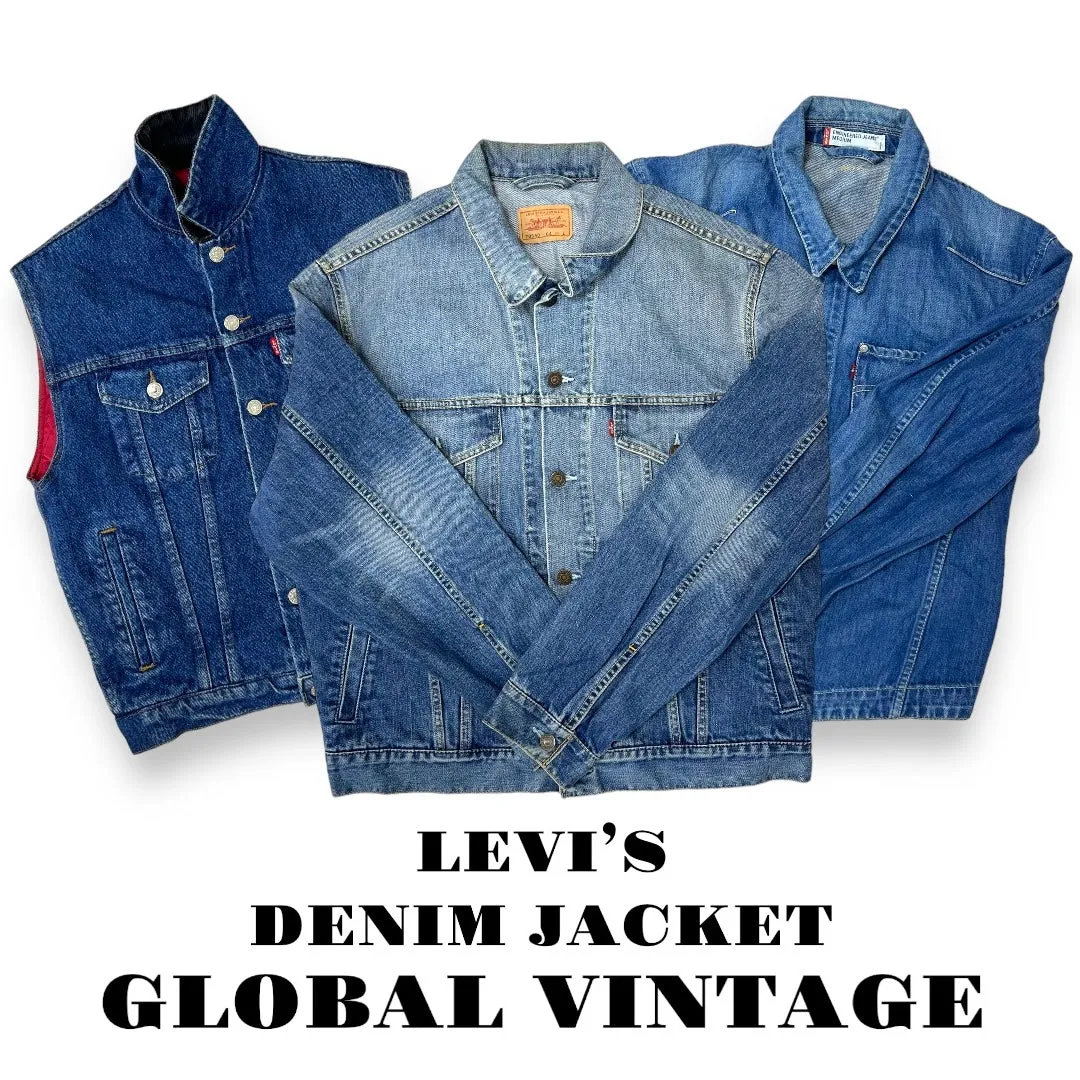 LEVI'S Denim Jackets - 9 Pieces