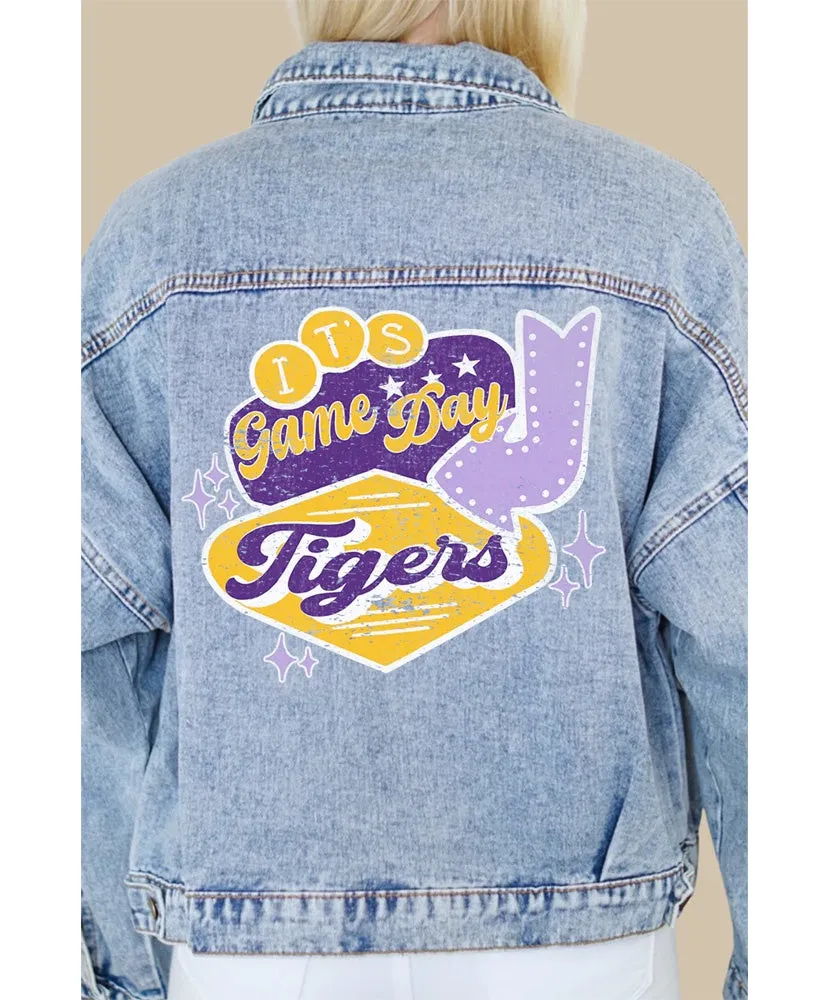 LSU It's Gameday Denim Jacket