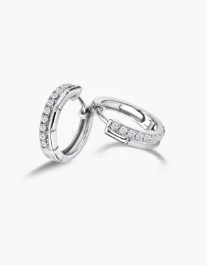 LVC Eterno Celestia Diamond Hoop Earrings