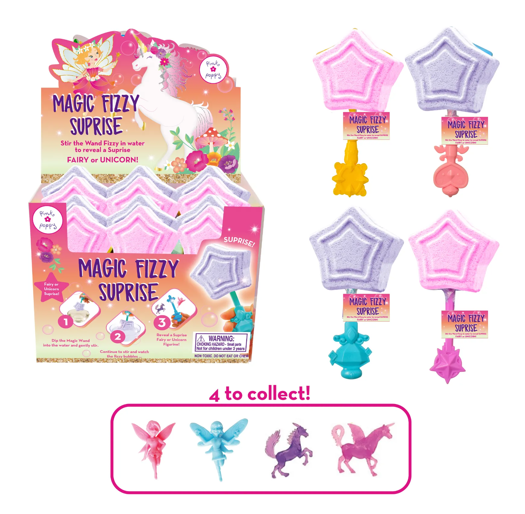 Magic Fizzy Surprise Fairy & Unicorn