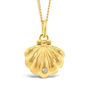 Magical Charm Necklace | Shell - Luck - Gold