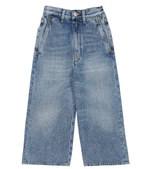 MM6 Maison Margiela wide leg jeans, blue