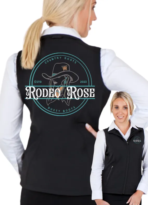 NEW Rodeo Rose Softshell Vest