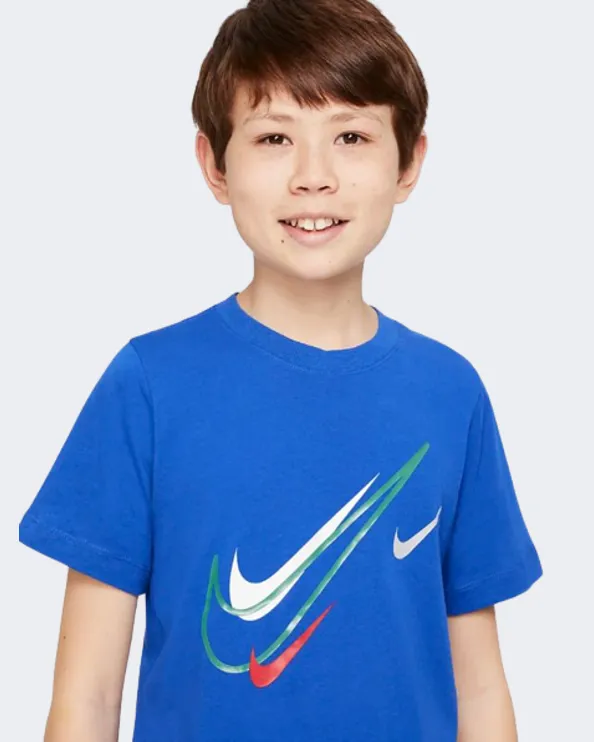 Nike Sportswear Boys Lifestyle T-Shirt Royal Dx2297-480