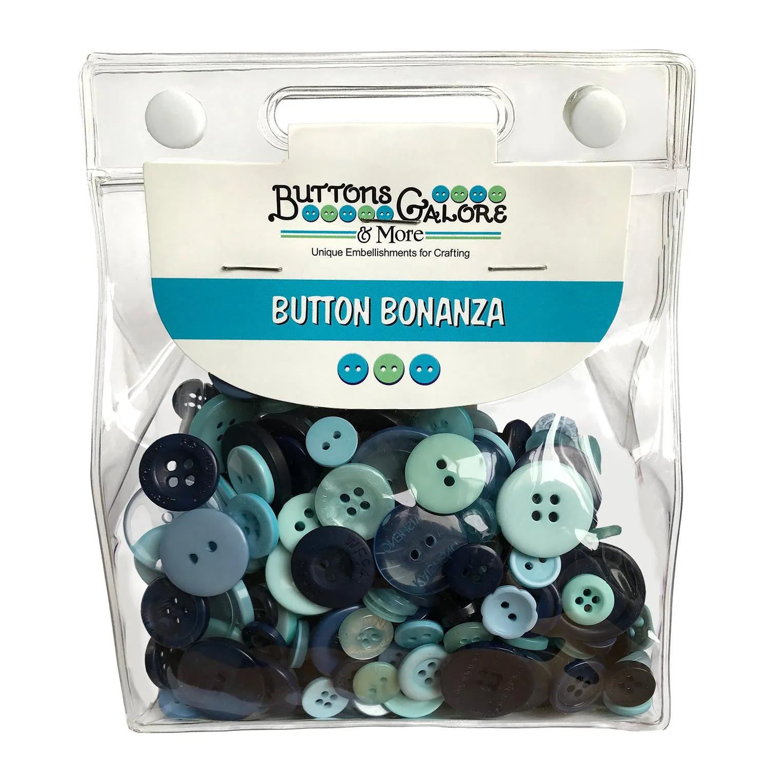 Ocean Blue Buttons