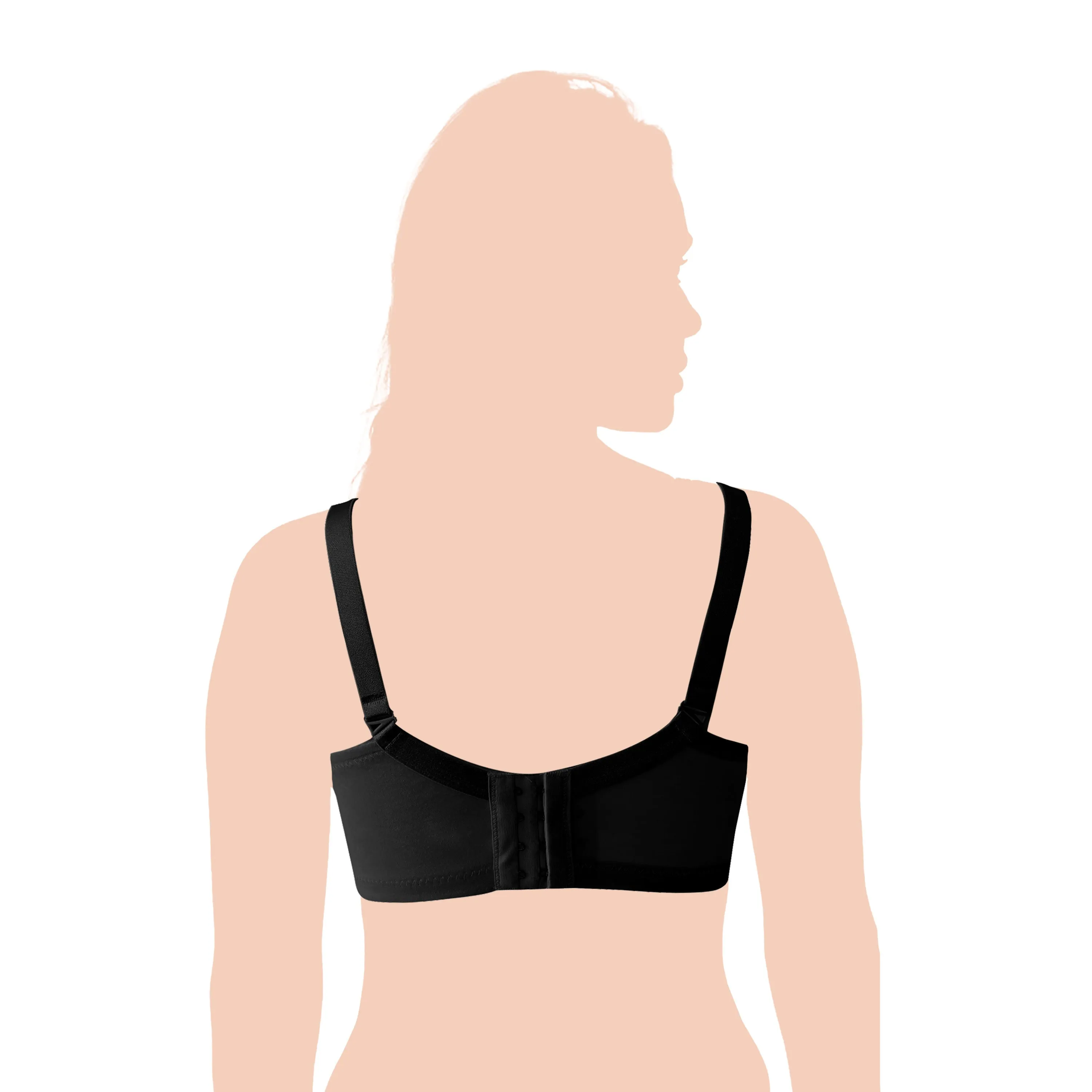 Okus - Comfy Cotton Maternity & Nursing Bra - Black