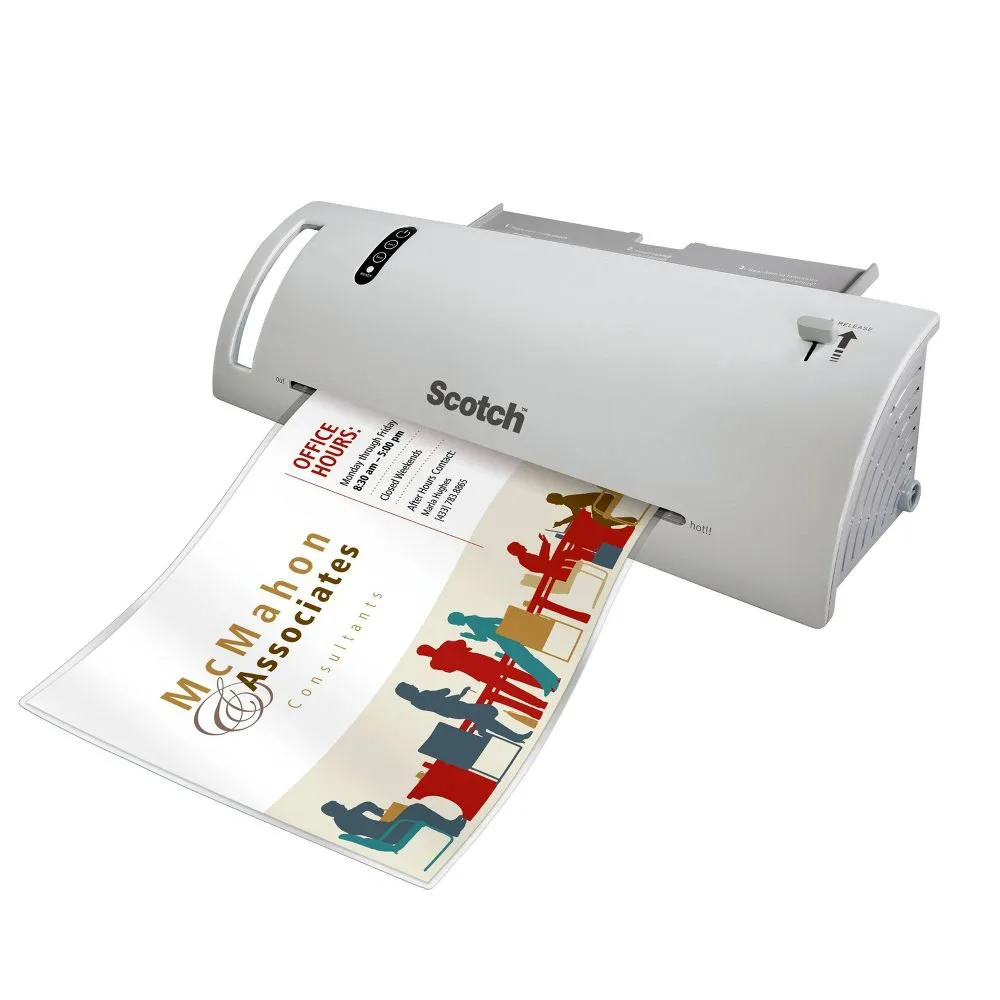 Open Box - Scotch Thermal Laminator with 2 Starter Pouches 8.5" x 11"