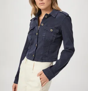 Paige Cropped Pacey Jacket Navy