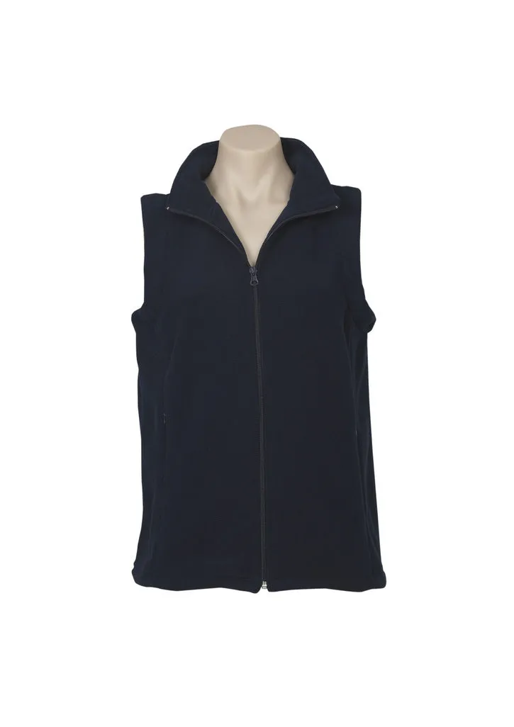 PF905 BizCollection Ladies Plain Micro Fleece Vest