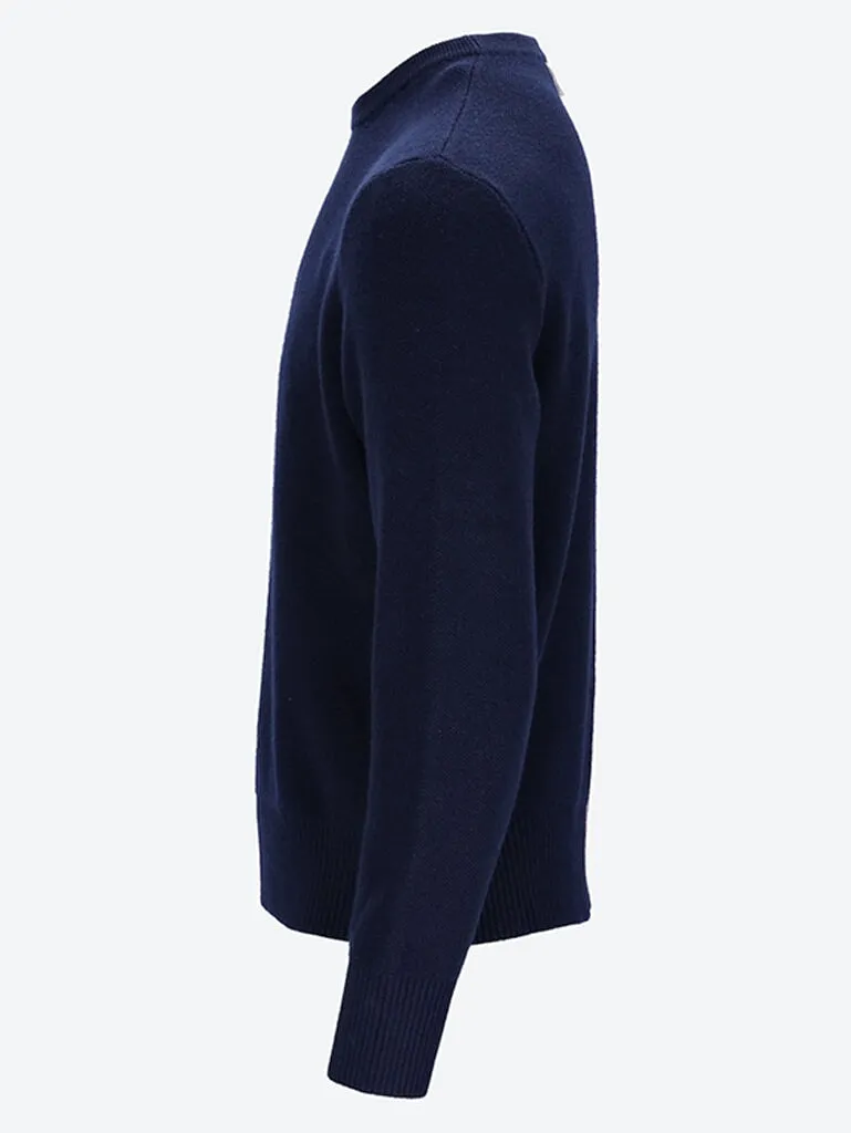 Pique wool crn sweater