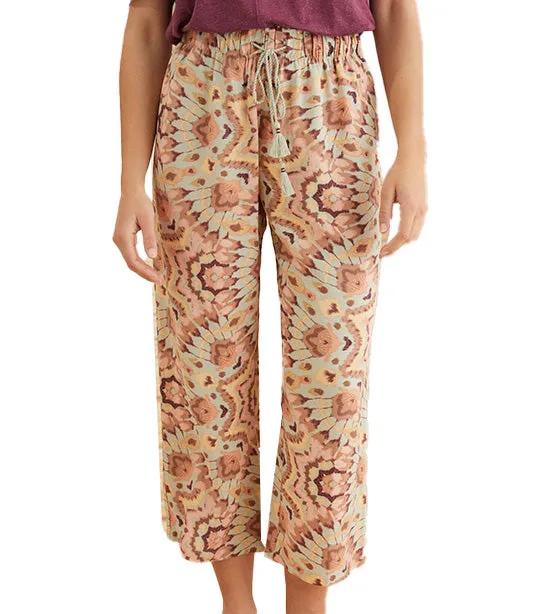 Printed Capri Pants Multi