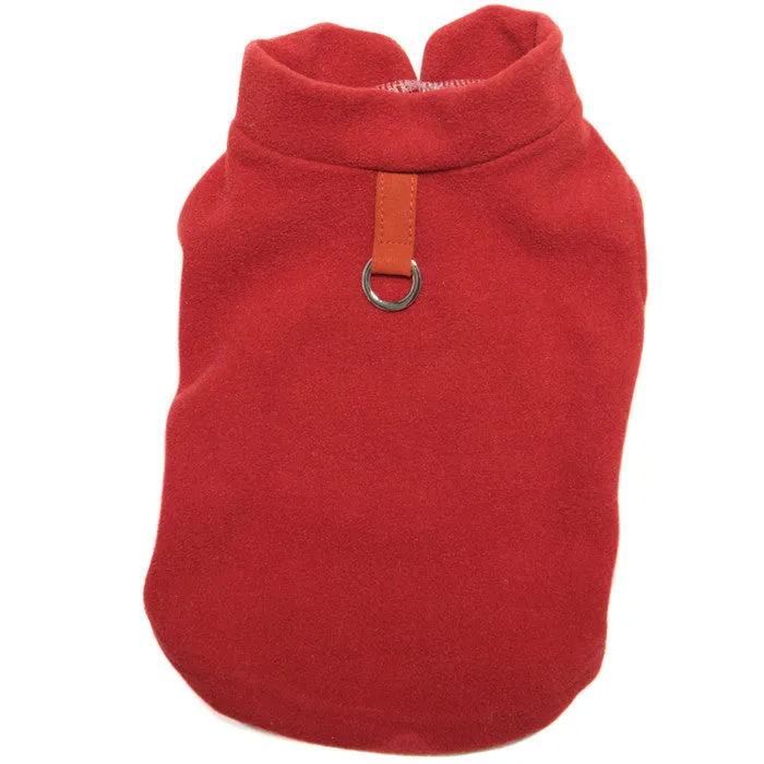 Red Fleece Vest